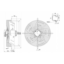 Осевой вентилятор ebmpapst S4E400AS0251