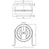 Вентилятор Bahcivan BDTX 315-A для круглых воздуховодов