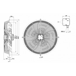 Осевой вентилятор ebmpapst S8D630AO0901