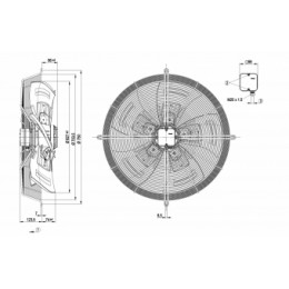 Осевой вентилятор ebmpapst S8D630AM0101