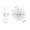 Осевой вентилятор ebmpapst W2D300CP0231