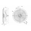 Осевой вентилятор ebmpapst W4D400CP1230