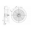 Осевой вентилятор ebmpapst W4E300CA0101