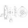 Вентилятор Ebmpapst R1G190-AB25-02 центробежный EC