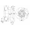 Вентилятор Ebmpapst R1G190-AC11-52 центробежный EC