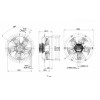 Осевой вентилятор ebmpapst W3G710CZ0806