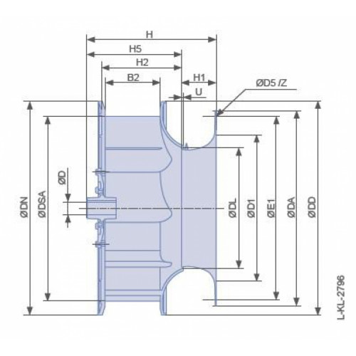 Вентилятор Ziehl-Abegg RH31C.CR/NA04 арт.113920 с нерегулируемой ступицей
