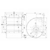 Центробежный (радиальный) вентилятор ebmpapst D4D200CA0102