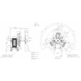 Вентилятор компактный ebmpapst RRL152/0020A92-3030LH-197apy