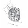 Вентилятор Ebmpapst W2E200-HH38-01 225x225x80 - компактный AC