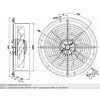 Вентилятор Ebmpapst W2E250-CM06-01 осевой