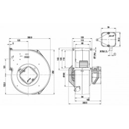 Центробежный вентилятор ebmpapst G2D180AE0226