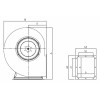 Вентилятор Bahcivan BORKA 315 среднего давления