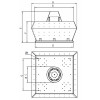 Вентилятор Bahcivan BRDV 355 крышный с вертикальным выбросом