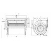 Центробежный вентилятор Krubo K-AC133-D230-15