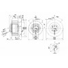 Центробежный вентилятор ebmpapst R4D280CI0301