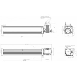 Тангенциальный вентилятор ebmpapst QL3/2500A3-2118LH-455ca