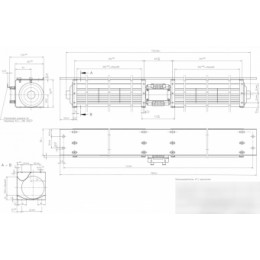 Тангенциальный вентилятор ebmpapst QL4/3030А3-2124L-435 dn