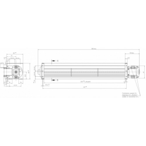 Тангенциальный вентилятор ebmpapst QL4/3000A26-2112LH-445 ck