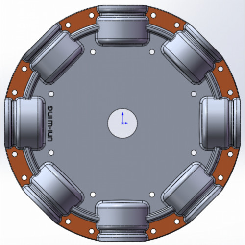 Ступица (HUB) W-8 осевого вентилятора