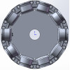Ступица (HUB) W-10 HP осевого вентилятора