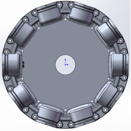 Ступица (HUB) W-10 HP осевого вентилятора
