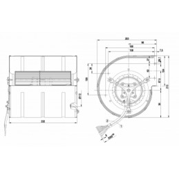 Центробежный (радиальный) вентилятор ebmpapst D3G133DD6713