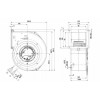Центробежный (радиальный) вентилятор ebmpapst G3G160CU0911