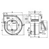 Центробежный (радиальный) вентилятор ebmpapst G2E120AR7790