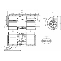 Центробежный вентилятор Krubo K-DC097-D26-36