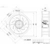 Вентилятор компактный Krubo K-AC22580-R220-26