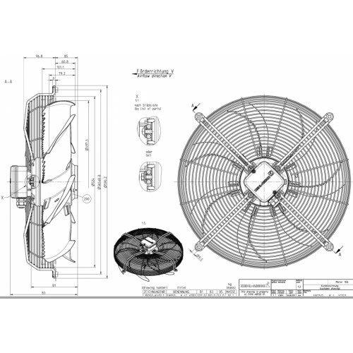 Осевой вентилятор Ziehl-Abegg FN050-VDK.4I.V7P1 156916