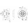 Центробежный вентилятор R2D280RB0811