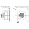Центробежный вентилятор Sanmu ECF(K)6E250-PLHDAL1-PRF