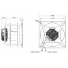 Центробежный вентилятор Sanmu ECF(K)8D400-PLHDAL1-RF