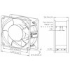 Вентилятор компактный Krubo K-AC12038B2XT