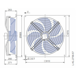 Осевой вентилятор Ziehl-Abegg FN080-SDQ.6N.V7P5 168786