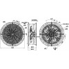 Осевой вентилятор MaEr YSWF138L100P8-970G-800PA-B