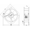 Осевой вентилятор ebmpapst W2E200HK3801