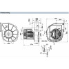 Центробежный (радиальный) вентилятор ebmpapst G3G250MW5001 55600.06010