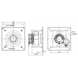 Центробежный вентилятор Longwell LWBE3G250-102PS-06