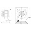 Центробежный вентилятор Sanmu ECF(K)6D280-PLHDAL1-RF