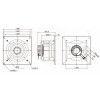 Центробежный вентилятор Krubo K-EC310-R230-29(K)