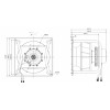 Центробежный вентилятор Sanmu ECF(K)10D450-PLHDAL0-RF