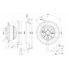Центробежный вентилятор ebmpapst R2E140AS7705
