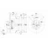 Центробежный вентилятор ebmpapst R2E180AS7705