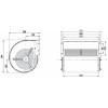 Центробежный вентилятор Krubo K-AC160-D380 A01