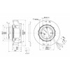 Центробежный (радиальный) вентилятор ebmpapst R3G190RG1920