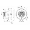 Центробежный вентилятор ebmpapst R3G450RK5601
