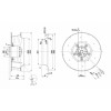 Центробежный вентилятор ebmpapst R4E310AR0601